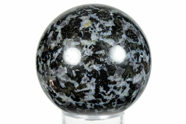 Polished, Indigo Gabbro Sphere - Madagascar #289875